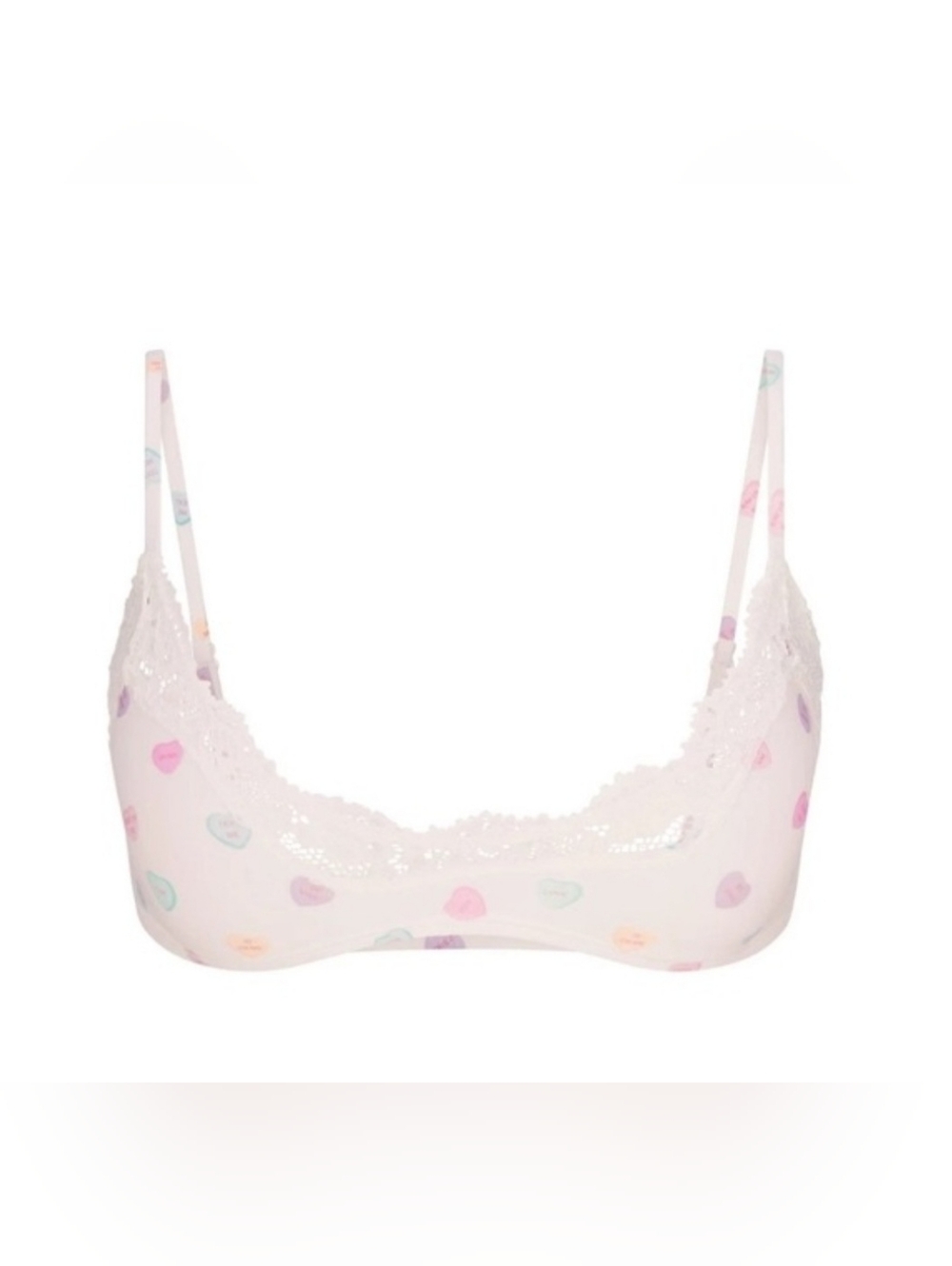 NWT SKIMS Fits Everybody Lace Scoop Bralette